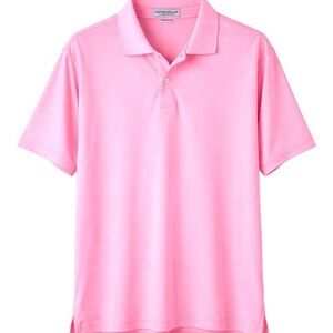 Peter Millar Pink Polo XL Polyquest Luxury Golf Shirt Coastal Preppy Old Money